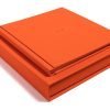 Album con scatola arancione in tela
